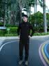 李宁（LI-NING）运动套装男春秋季外套运动裤休闲两件套秋装卫衣跑步健身运动服男 外套+运动裤-加厚款 L 实拍图