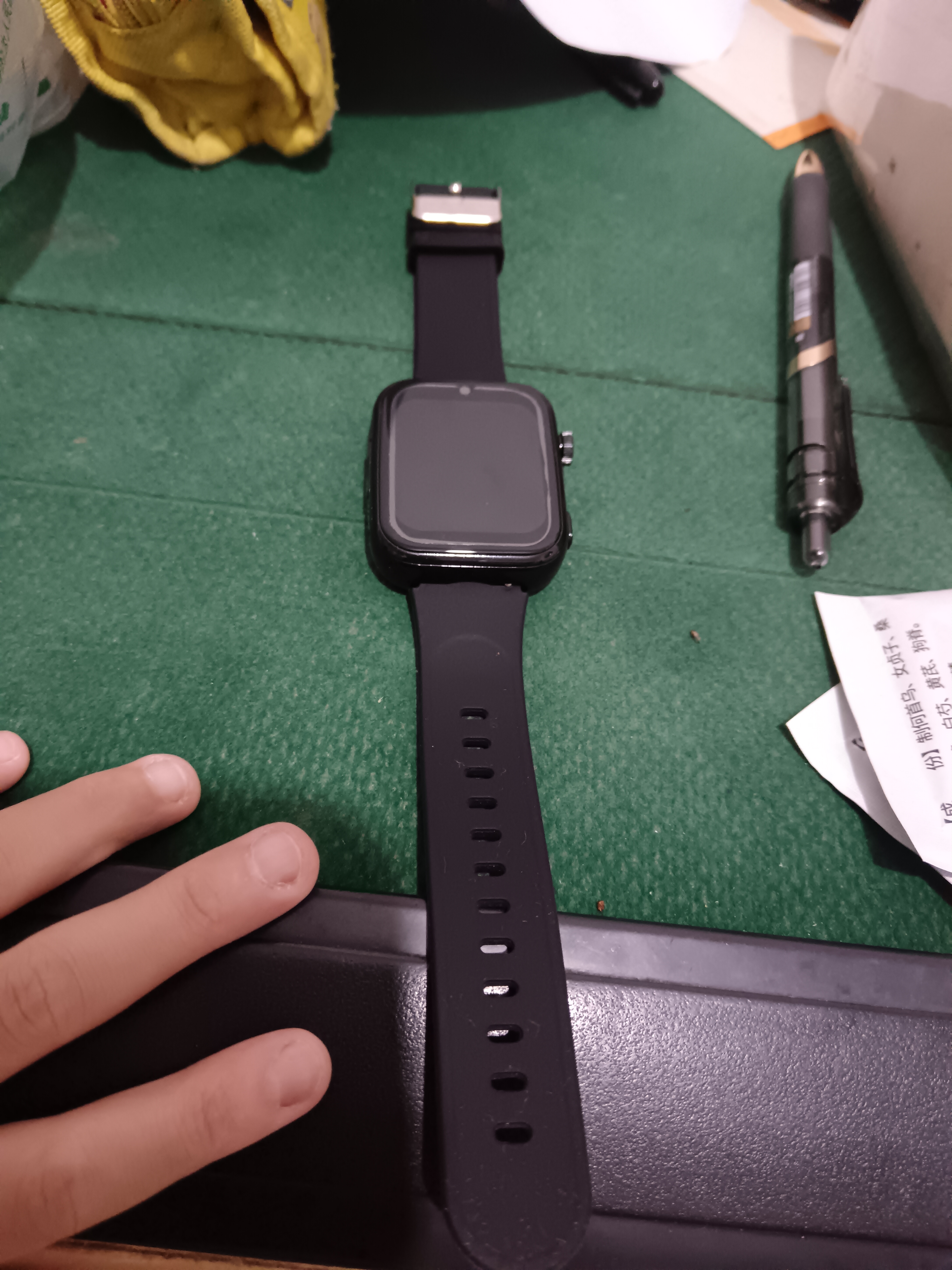 HIMYDS丨新款儿童电话手表小学初高中生6-12-18岁学生全网通无游戏防水防摔可插卡GPS定位男女孩智能手表 顶配黑 超薄防摔+微信+WiFi下载 实拍图