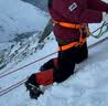 凌云鹤雪套防沙鞋套户外滑雪登山徒步防雪鞋套男女款沙漠防沙护腿鞋套 【橙色】M（建议37-39码） 实拍图