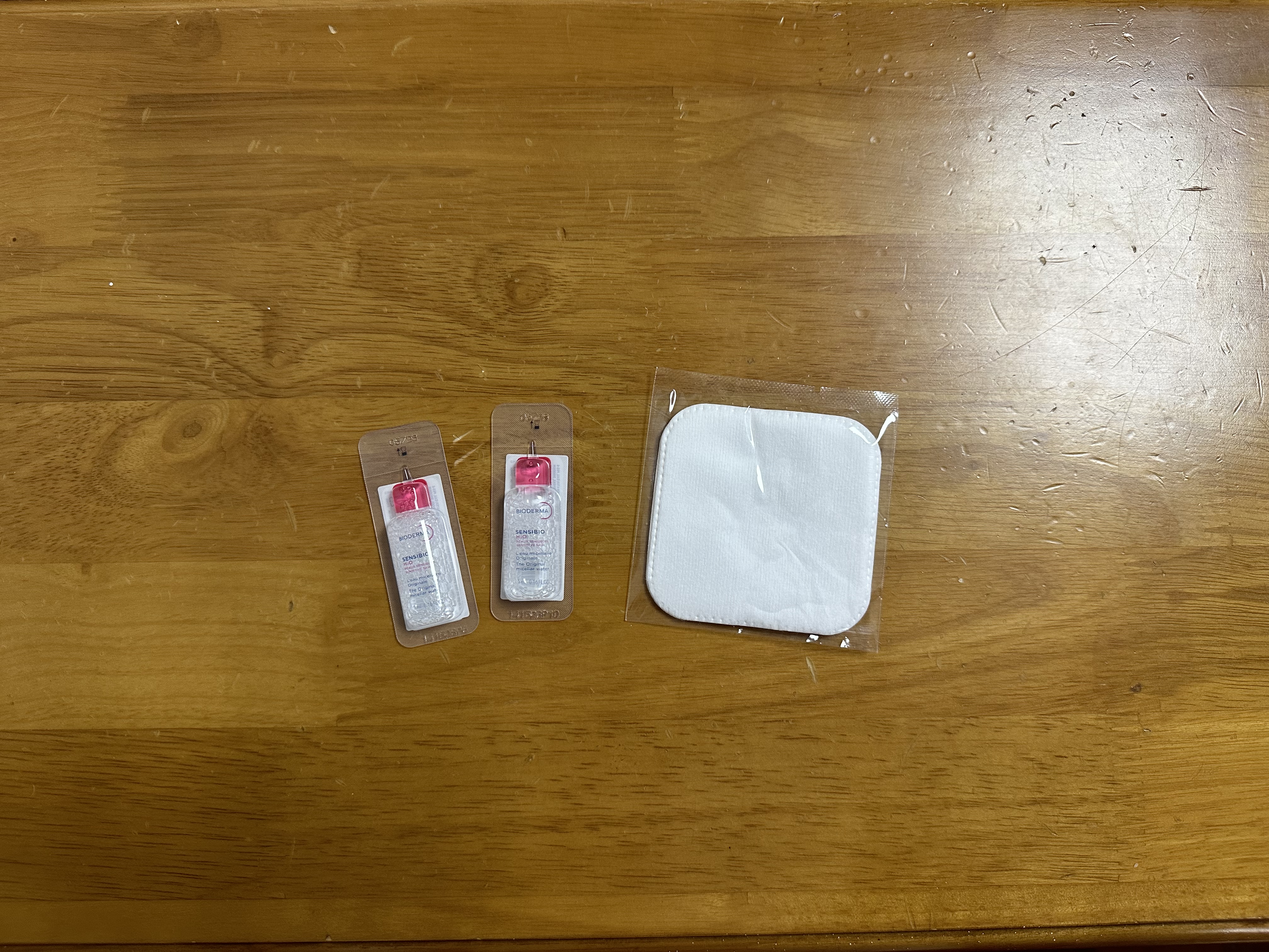 贝德玛（BIODERMA）【中秋节礼物】舒妍舒缓多效洁肤液5ml*2+专业化妆棉2片 实拍图