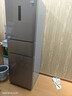 美的241升三门冰箱灰色小型风冷家用变频租房小冰箱新国标一级能效MR-249WTPE以旧换新国家补贴 实拍图