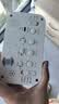 康巴丝（Compas）电子闹钟夜光智能语音报时起床神器闹铃强力叫醒夜光儿童学生床头钟开学必备 2139 白色充电 实拍图