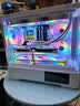 Thermaltake（Tt）钢影 冰霜360 一体式CPU水冷散热器 白色（4寸全面屏/ARGB风扇/360冷排/多平台） 实拍图