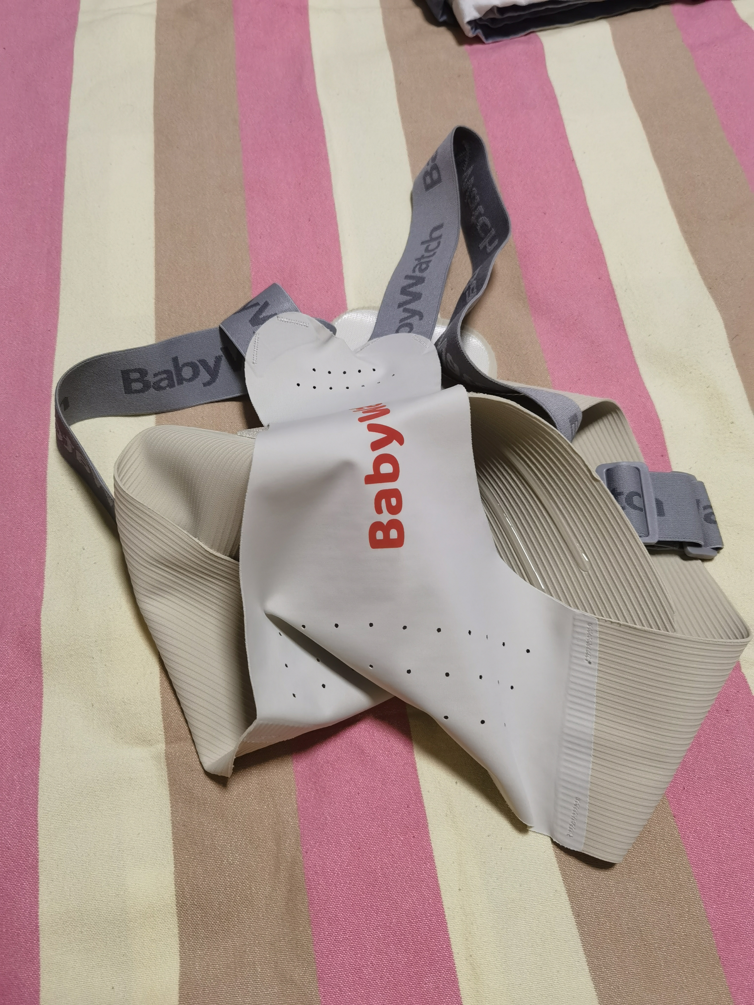BabyWatch托腹带孕妇孕期夏季轻薄透气防滑条升级孕晚期专用气质灰M开学季 实拍图