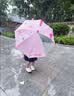 牧萌儿童雨伞宝宝防晒遮阳太阳伞晴雨两用便携直柄伞 粉色公主恐龙 实拍图