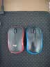 罗技（Logitech）M185鼠标 无线鼠标 办公鼠标 对称鼠标 黑色红边 带无线2.4G接收器 实拍图