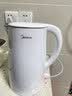 美的（Midea）电热水壶烧水壶1.7L304不锈钢0涂层双层隔热自动断电1500W养生冲奶2026新款 MK-SH17M130 实拍图
