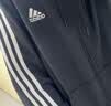 adidas休闲舒适三条纹立领夹克外套卫衣男装秋季阿迪达斯轻运动 黑色/白（推荐选大一码）   M 实拍图
