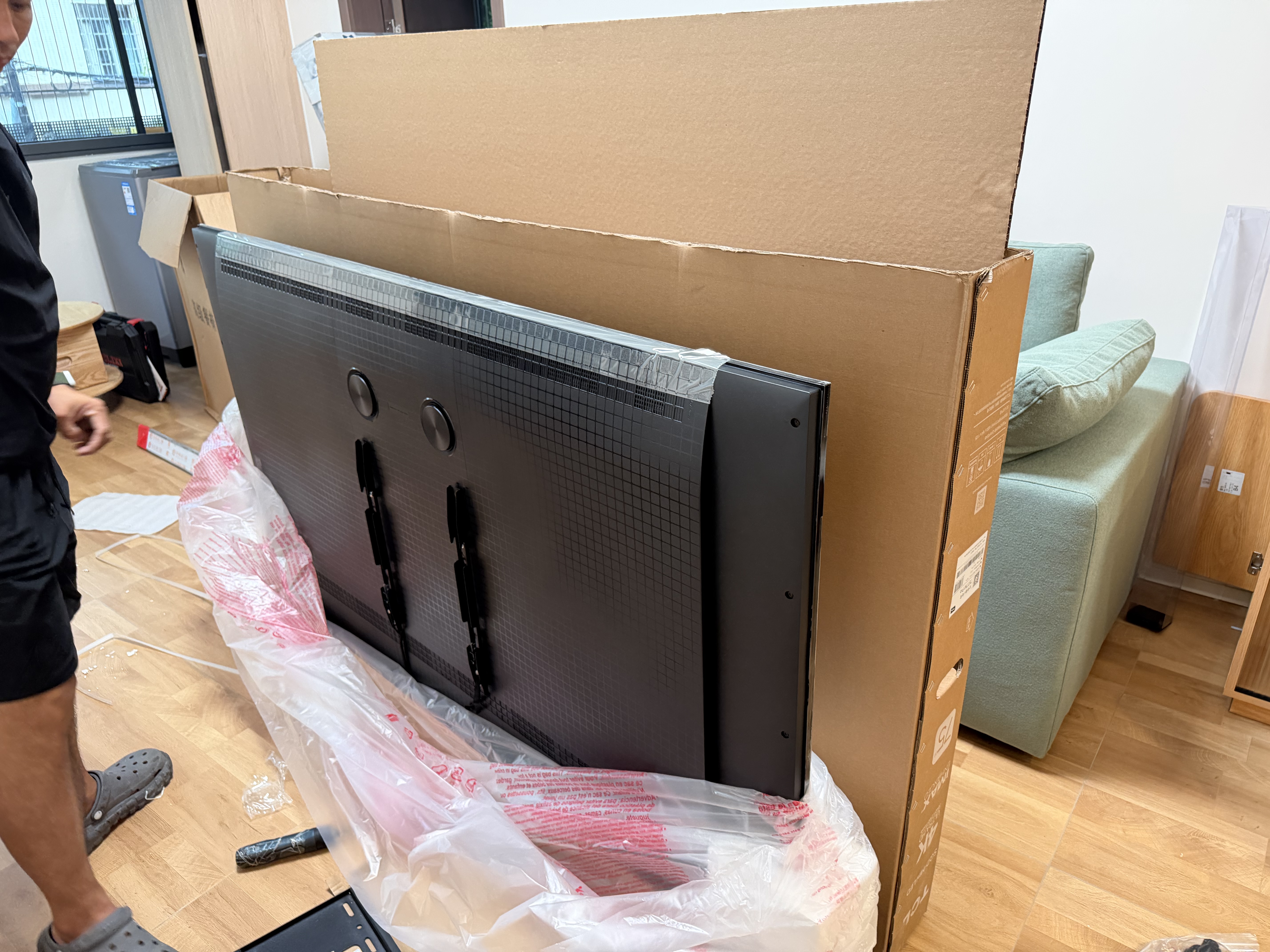 TCLSQD-Mini LED电视 75T7M Pro 75英寸【回音壁套装版本】100%全局高色域 T7L Ultra 实拍图