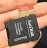 闪迪（Sandisk）512GB TF（MicroSD）内存卡 A2 4K V30 U3 C10 至尊超极速移动存储卡 读速200MB/s 写速140MB/s 实拍图