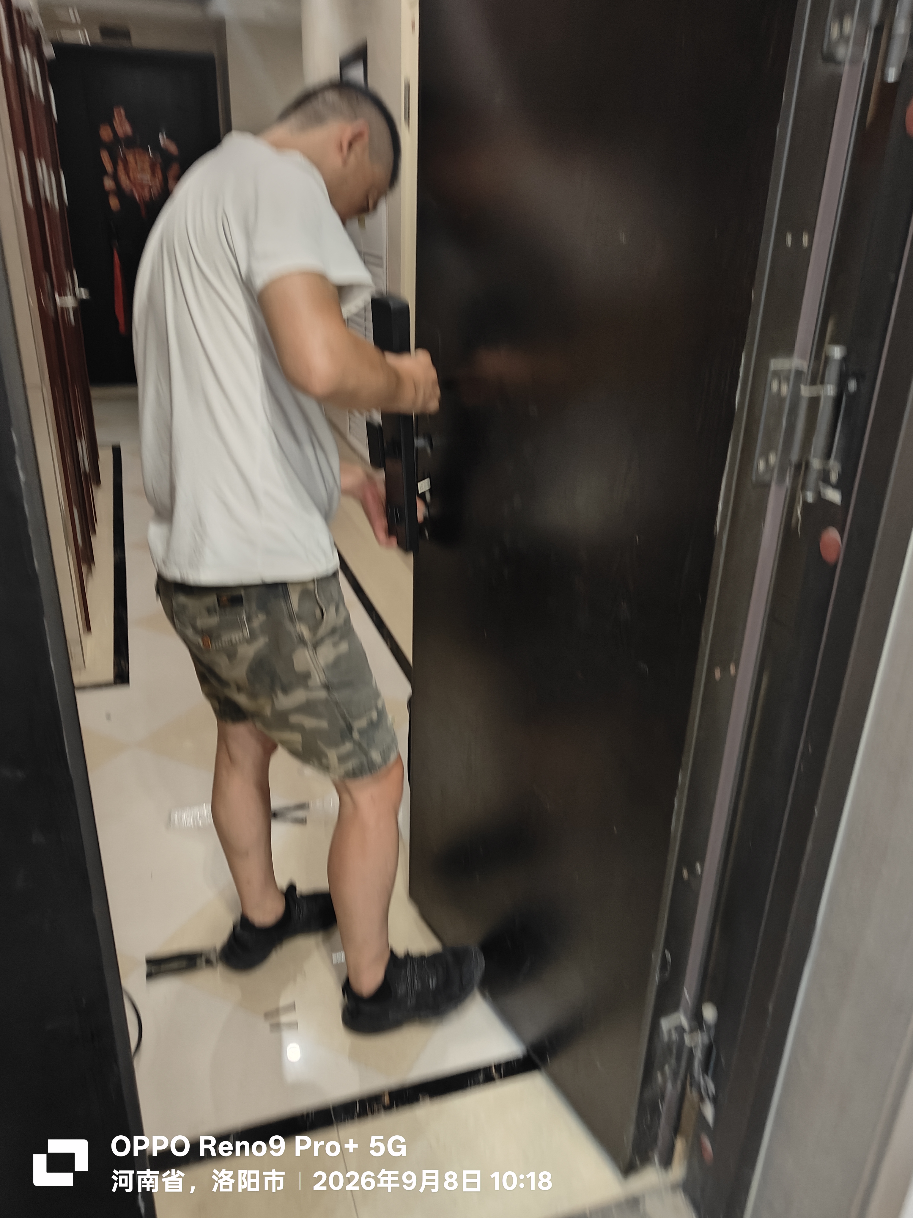 BECK智能门锁密码锁可视猫眼家用指纹锁防盗电子门锁入户智能锁 K5S【半导体指纹解锁+包安装】 适用于小米苹果华为等各品牌机 实拍图