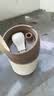 美厨（MAXCOOK）304不锈钢早餐杯豆浆燕麦片杯带盖勺外带便携不锈钢汤杯保温饭盒 高雅灰 杯+勺+吸管MCB0399550ml 实拍图