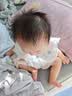 安可新一次性口水巾婴儿围兜宝宝围嘴新生儿免洗内径加大饭兜40片兔子款 实拍图