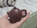 京东京造 宜兴紫砂壶手工茶壶【原矿紫泥】煮泡茶具文人龙蛋壶100ml礼盒装 实拍图