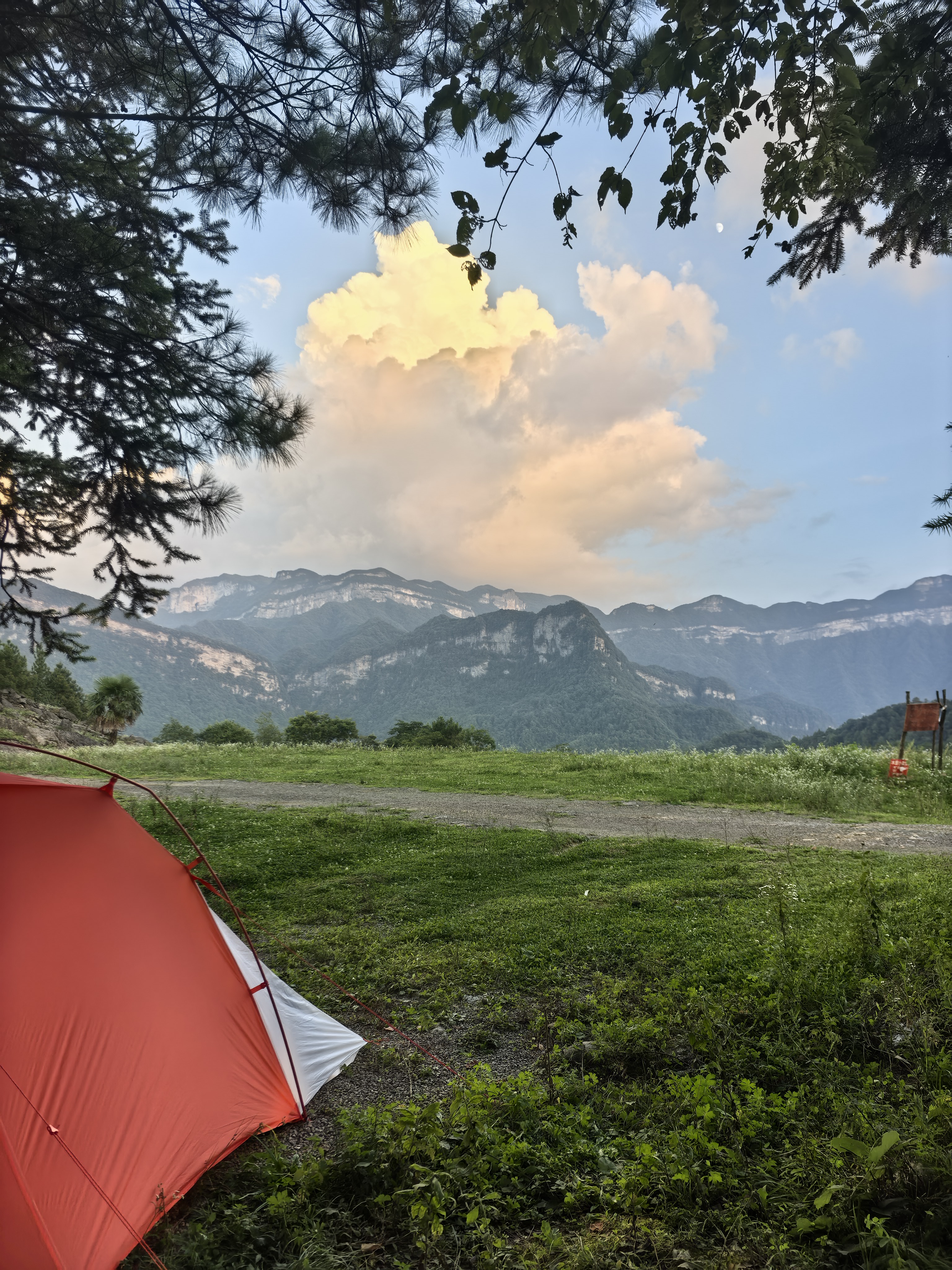 牧高笛（MOBIGARDEN）冷山风翼UL2 N40 户外高海拔徒步帐篷 NX25661008 日照金山橙 实拍图