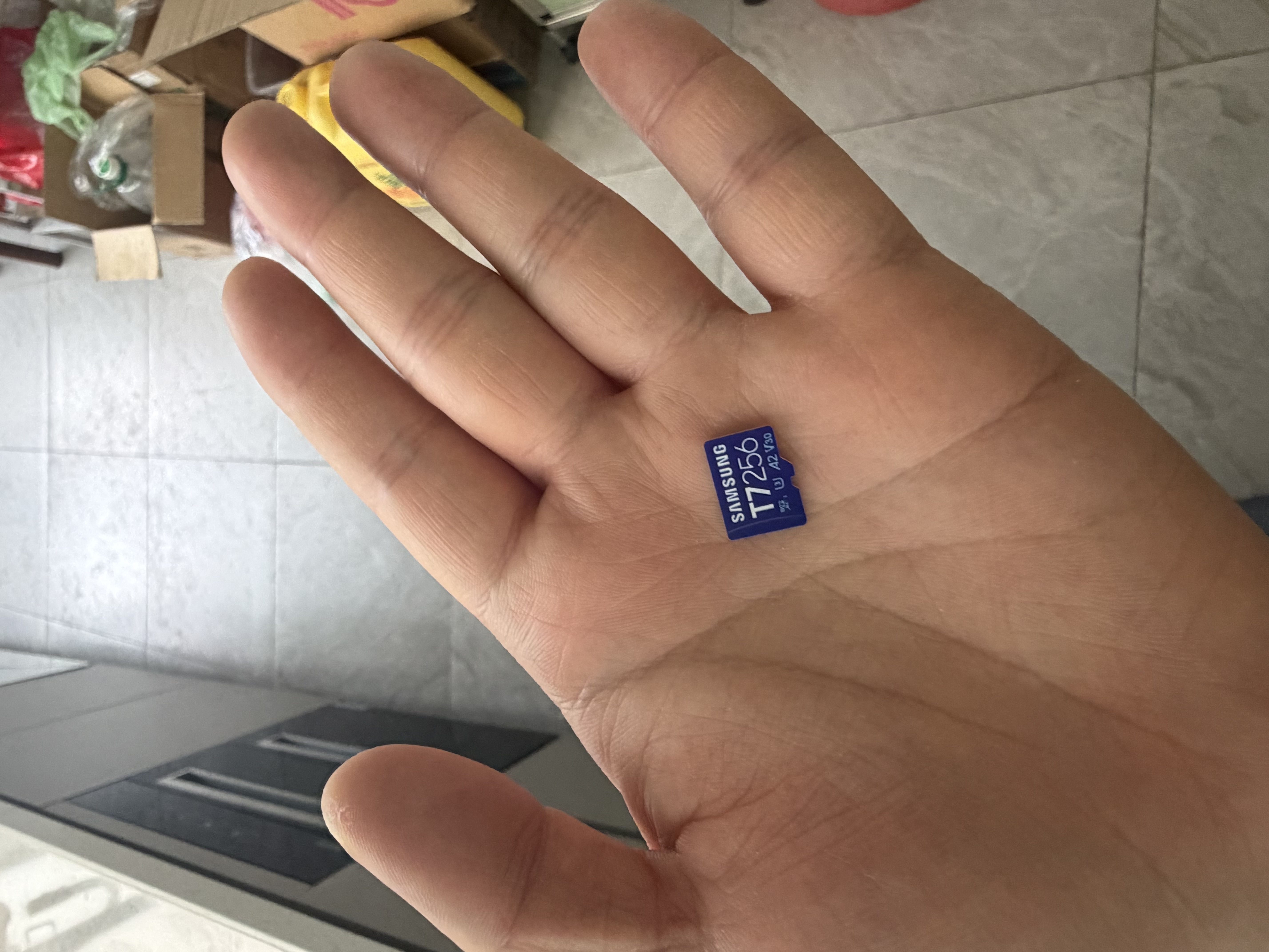 三星（SAMSUNG）256GB TF(MicroSD)存储卡T7 适配运动相机Pocket监控行车记录仪耐久卡 支持4K视频 读170MB/s 实拍图