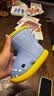 SEVEN ONLY OLINE儿童雨鞋女童防水防滑可爱鲨鱼宝宝雨靴女孩幼儿园水鞋 雾霾蓝 16 cm内长【160】脚长约15穿 实拍图