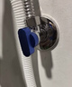 九牧（JOMOO）角阀黄铜加厚陶瓷阀芯八字阀三角阀冷热水角阀马桶角阀水阀 【2只】1冷1热角阀 实拍图