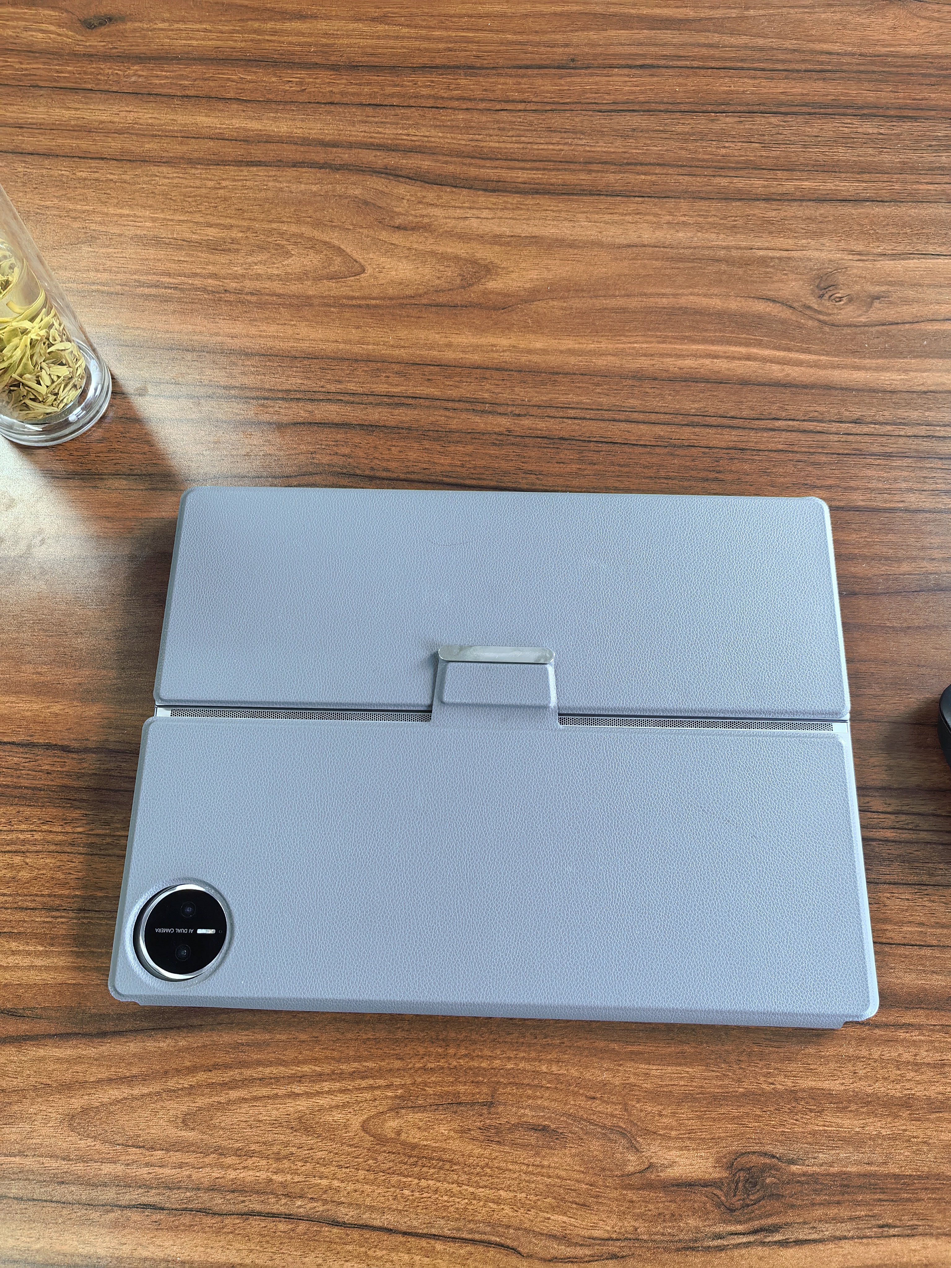酷士达适用华为MatePad Edge保护套 14.2英寸二合一平板电脑焕新版磁吸皮套双面夹保护壳内胆包 灰色 实拍图