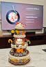 若态若来蛋糕八音盒diy手工拼装积木玩具音乐盒儿童教师节生日礼物女 实拍图