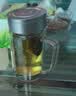 富光双层玻璃杯高硼硅男女士办公大容量茶水分离耐热泡茶水杯子带把手 实拍图