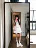 回力女鞋小白鞋女秋季新款百搭韩版舒适休闲运动鞋子女厚底增高板鞋 米白色 37 实拍图