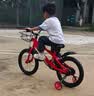 永久（FOREVER）自行车儿童单车小孩学生山地车宝宝脚踏车16寸可拆辅助轮红色 实拍图