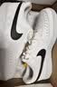 耐克NIKE男子运动休闲鞋COURT VISION运动鞋DH2987-101 白黑 42 实拍图