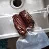 杨大爷柴火烟熏腊味四川风味特产咸肉五花川味腊肉1斤装500g 需烹饪食用 实拍图