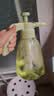 九千谷喷壶 气压式大容量塑料洗车浇花园艺喷雾器 1.5L 透明奶绿3248 实拍图