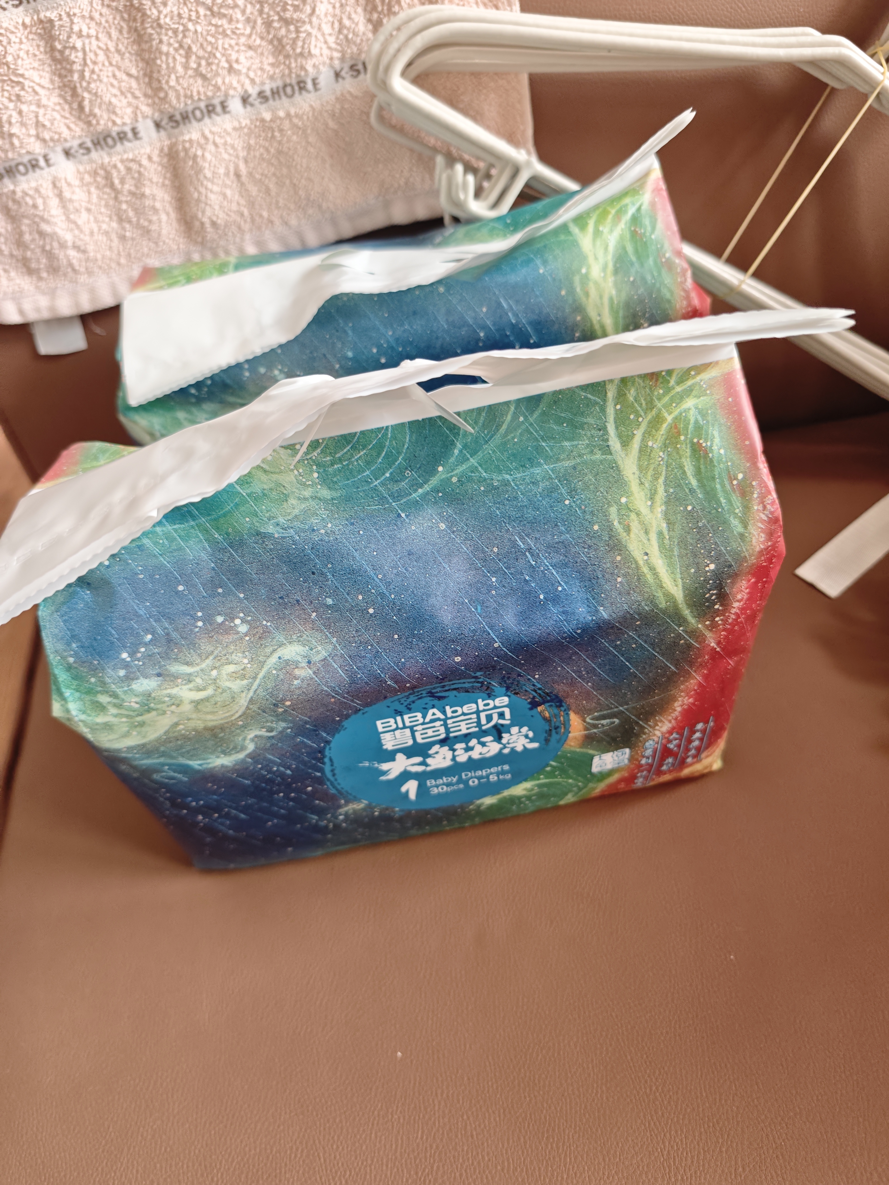 碧芭宝贝【尿裤免费送】大鱼海棠纸尿裤NB30片新生儿尿不湿 亲肤超薄透气 实拍图