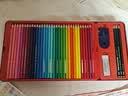 辉柏嘉（Faber-castell）【开学文具】彩铅100色油性彩铅彩色铅笔绘画工具画画套装骑士铁盒515701美术写生毕业礼物 实拍图