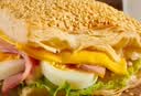 千味央厨芝麻千层烧饼390g*2包12个空气炸锅食材主食儿童早餐速冻半成品 实拍图