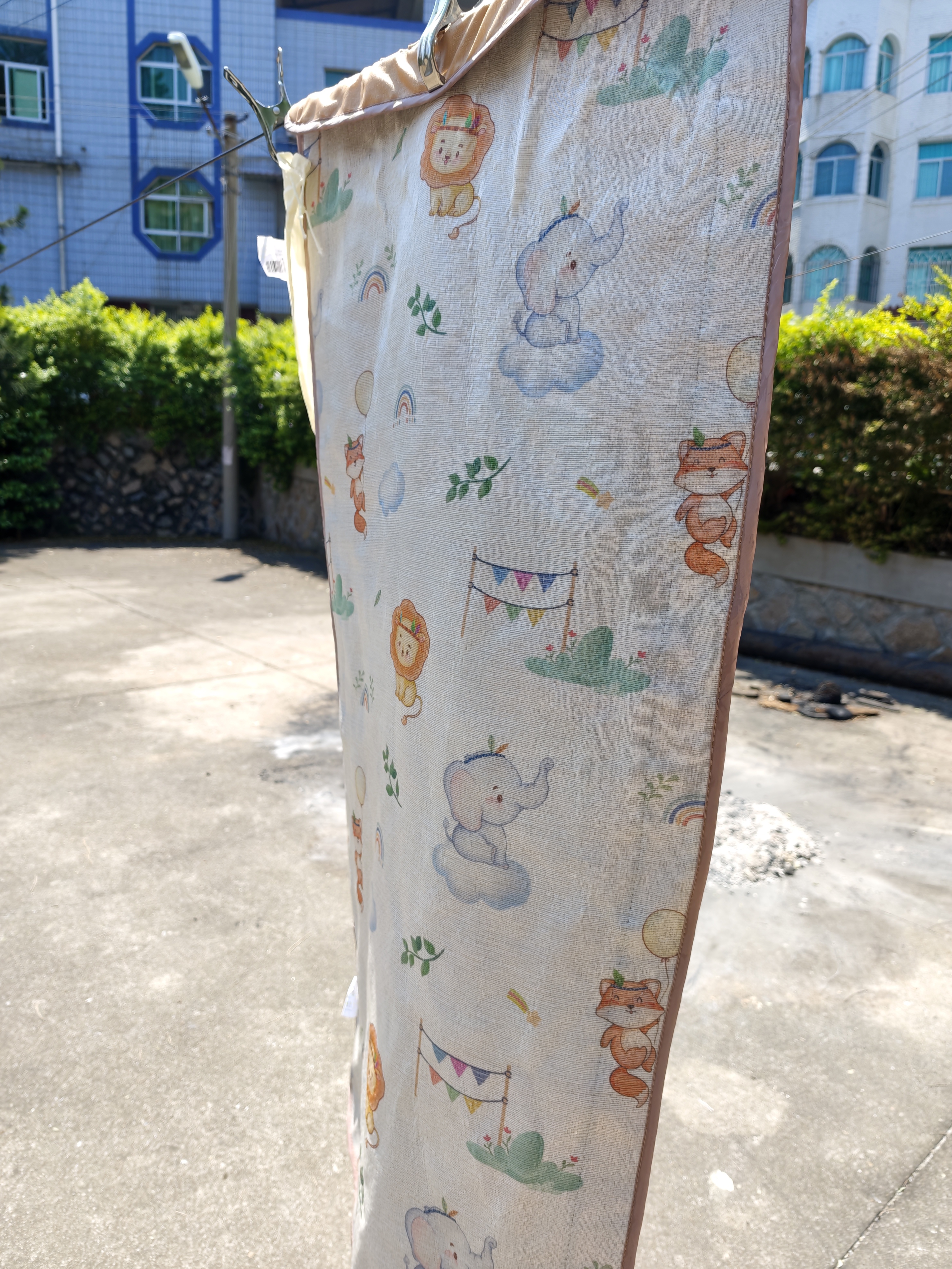 朵精灵儿童凉席幼儿园专用55x135冰丝席子宝宝午睡草席婴儿拼接床藤席夏 【藤+冰丝】动物王国（单席） 60cm*120cm（幼儿园推荐尺寸） 实拍图