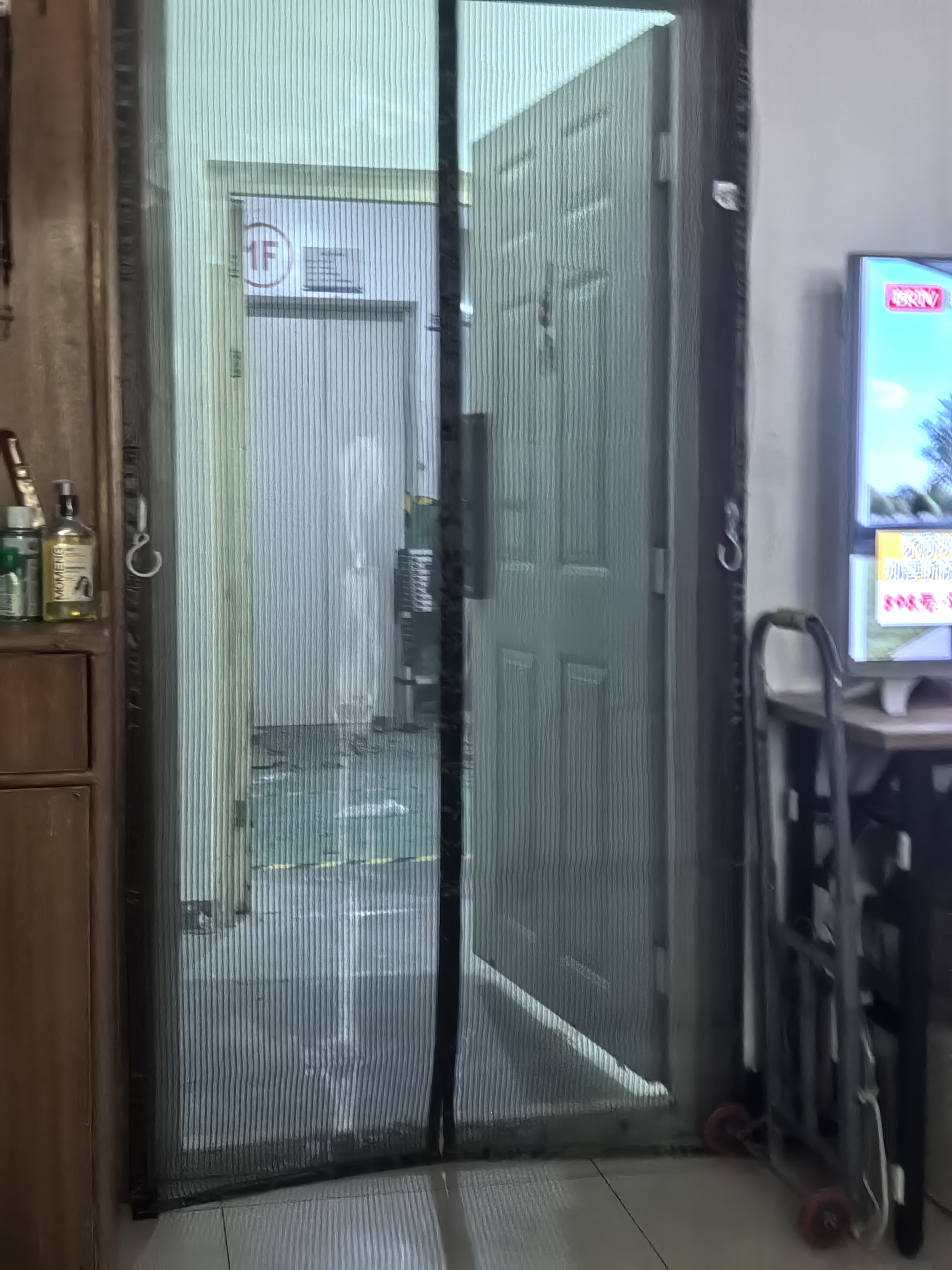 金刚网防蚊门帘家用高档磁吸门帘夏季防蚊纱门磁铁自粘纱窗免打孔 灰太狼的灰色30对磁铁 100*200 实拍图