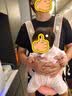 孩之伴（baby friend）腰凳婴儿坐凳宝宝背带前后两用多功能抱娃外出背娃神器 透气粉色 实拍图