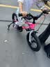 优贝（RoyalBaby）易骑儿童自行车单车学生脚踏车男女通用童车3-12岁宝宝经典表演车 标准版易骑-莓子粉 14寸 实拍图