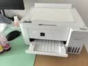 爱普生（EPSON）【6代新品】L4356墨仓式彩色无线AI学习打印机一体机家用/办公  L4266升级版(自动双面 液晶屏 白) 实拍图