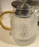 富光耐热玻璃凉水壶大容量家用果汁杯花茶杯茶壶冷水壶锤纹壶1200ML 实拍图