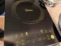 美的（Midea）[升级款]电磁炉电陶炉家用 2200W大功率新型电磁灶火锅炉 一体面板炒菜烹饪一套带锅配锅 WH2202S 实拍图