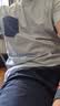 京东京造纯棉睡衣男士夏季短袖短裤套装10A抗菌26新款情侣家居服蓝色XL 实拍图