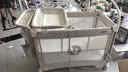 优乐博（ULOP）婴儿床移动拼接宝宝床一键折叠多功能带尿布台新生儿摇篮摇摇床 航空铝柱+5A级抗菌面料+布套可拆洗/星河金 哄睡神器婴儿用品活动晒图送椰棕床垫 实拍图