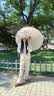 爱上雨24骨雨伞长柄男女士家用大号自动加固结实抗风暴雨专用定制直杆伞 全纤维中棒-加大-24骨梧桐米 实拍图