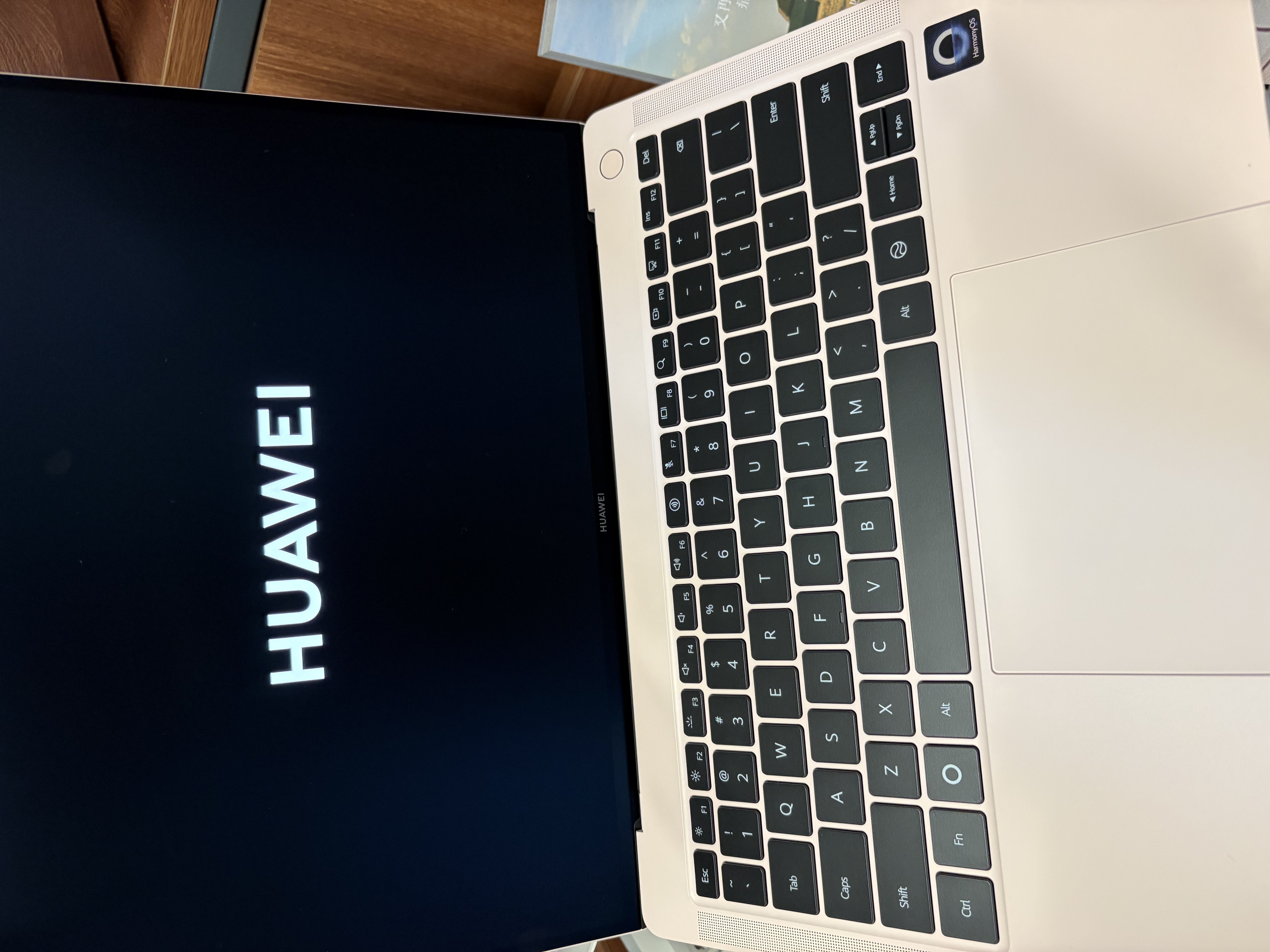 华为MateBook Pro 麒麟X90 Plus柔光版鸿蒙笔记本电脑 OLED云晰柔光屏 970g超轻薄 24GB 1TB拂晓粉 实拍图