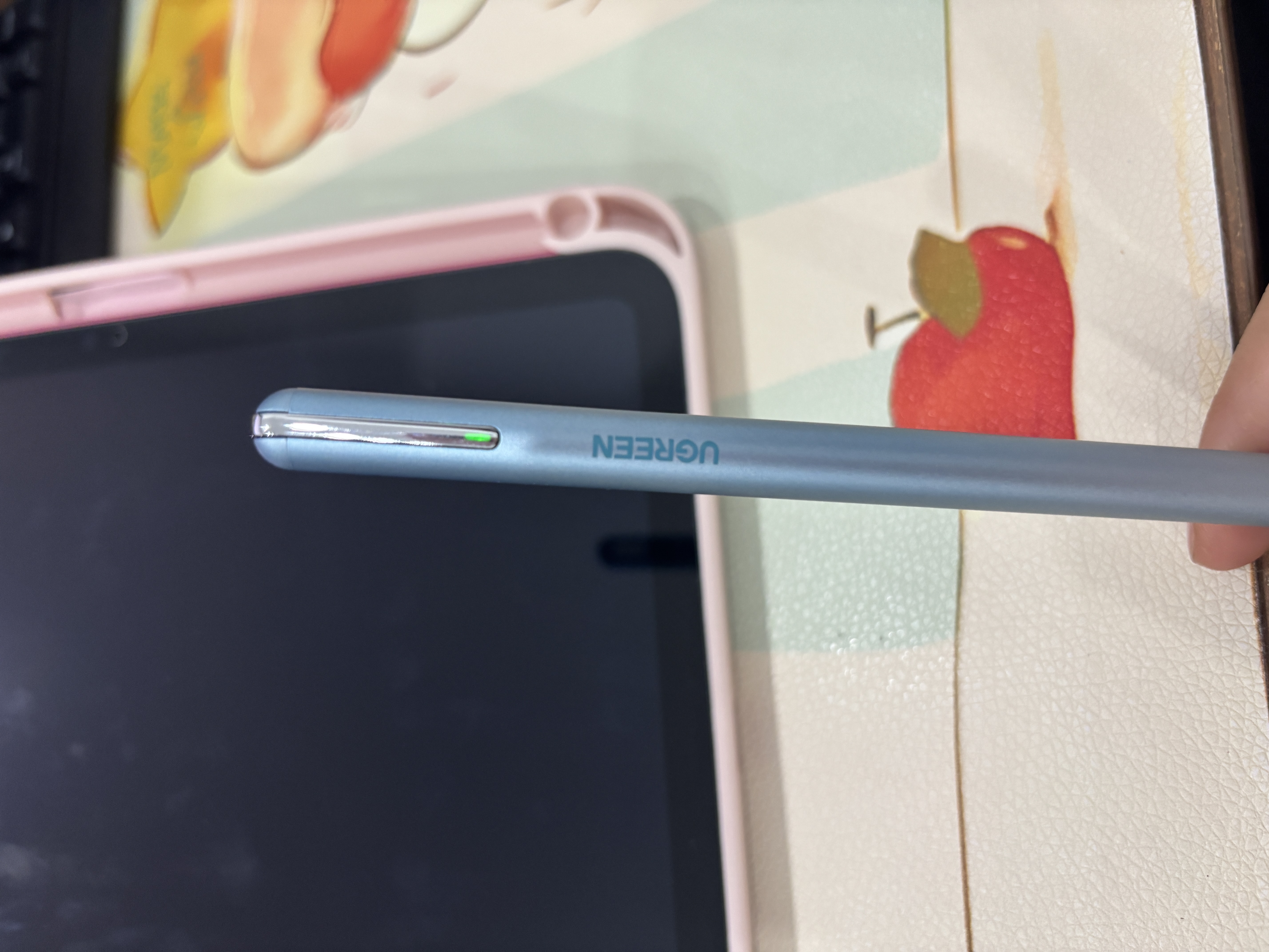 绿联电容笔iPad笔触控笔平板触控手写笔绘画笔适用于2026款iPad Pro/Air8/Mini 苹果Apple Pencil 实拍图
