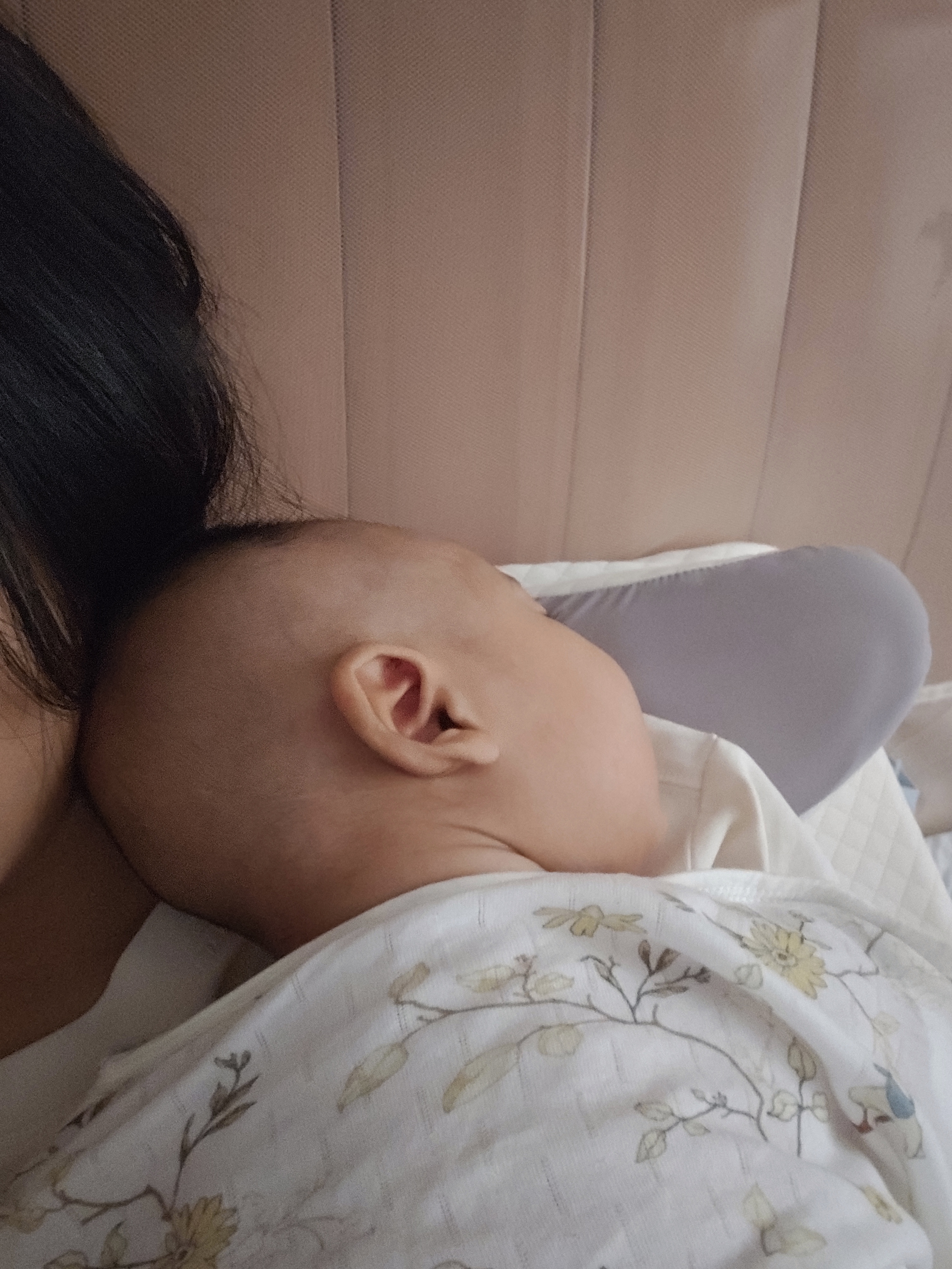 欧孕（OUYUN）婴儿防惊跳睡袋投降式宝宝襁褓巾包单夏季薄款花兔 L码 实拍图