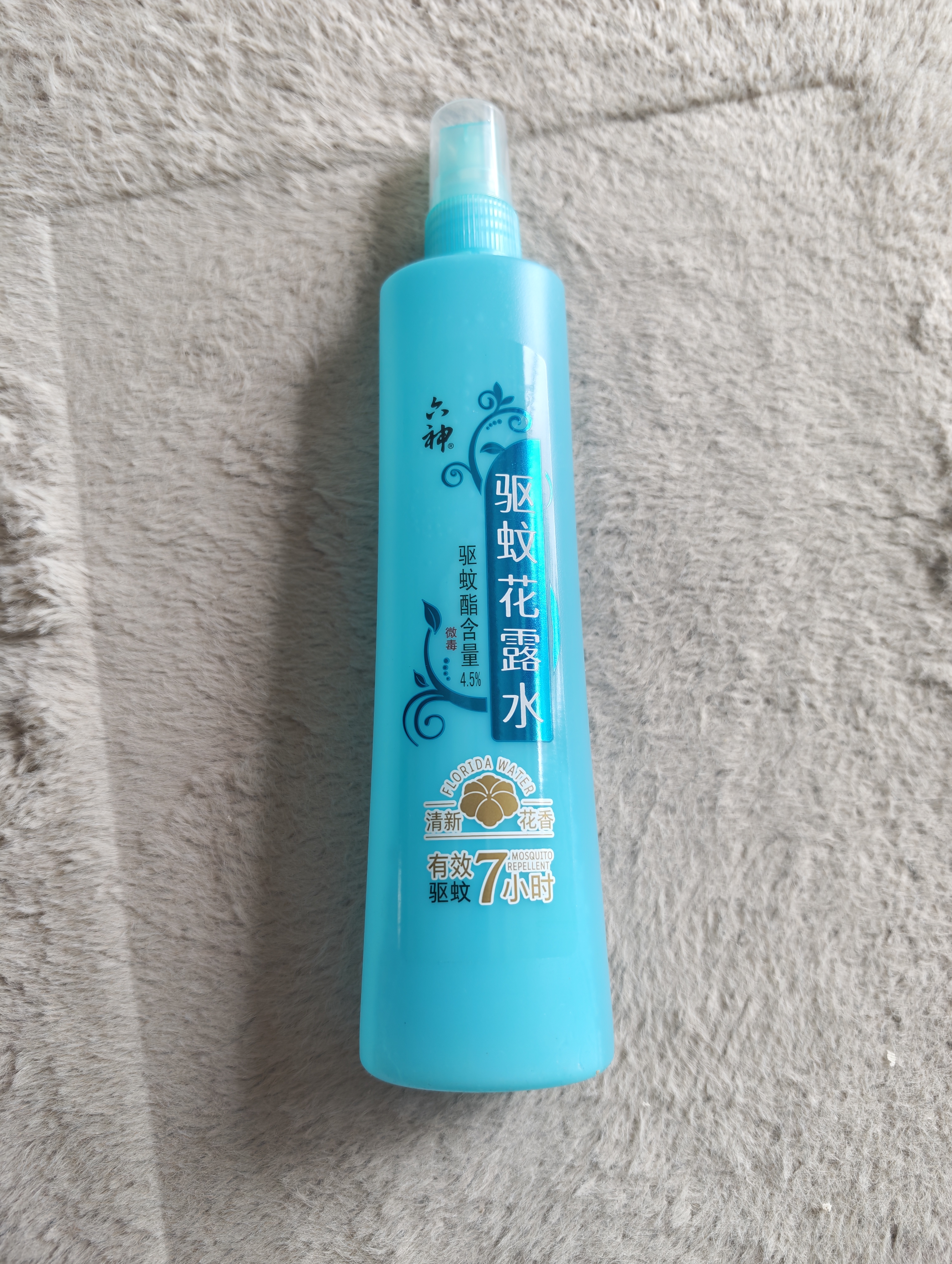 六神清新花香驱蚊喷雾180ml  驱蚊酯 花露水驱蚊液防蚊水 实拍图