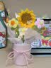 柏爱向日葵手工编织永生花束生日礼物女摆件实用幼儿园送老师教师节 实拍图