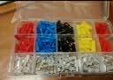 GEIYURIC C45空气开关插针插片紫铜镀银冷压接线端子铜鼻子线耳接线连接器 140只C45盒装(不带钳子) 实拍图