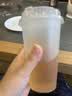 美丽雅奶茶杯一次性咖啡杯带盖500ml*40套珍珠饮料塑料杯加厚果汁杯子 实拍图